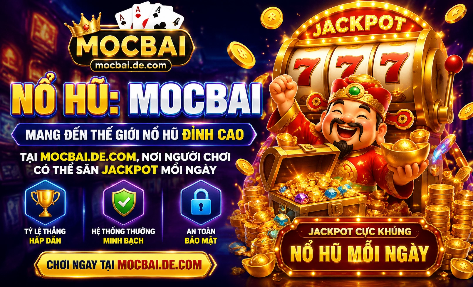 Mocbai ưu đãi nổ hũ